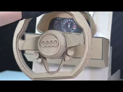 Create A Gaming Steering Wheel From Cardboard GoL Mind YouTube