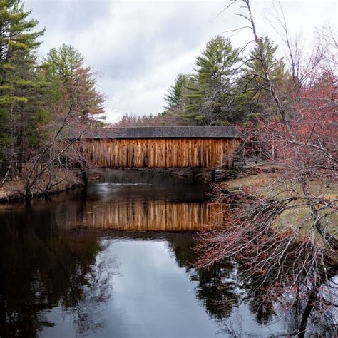 Corbin Covered Bridge In Newport Nh Happy Weekend Credit Timweaver