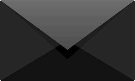 Black E mail icon free vector data. | SVG(VECTOR):Public Domain | ICON PARK | Share the design ...