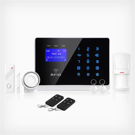 Anti Theft Home Smart Security Gsm Wireless Alarms With Rfid Touch Pad