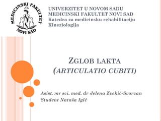 Zglob lakta art. cubiti elbow joint | PPT | Free Download