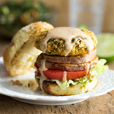 Thai Sweet Potato Veggie Burgers Recipe Cart