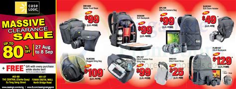 (EXPIRED) Caselogic Massive Clearance Sale Up To 80% Off 27 Aug – 8 Sep ...