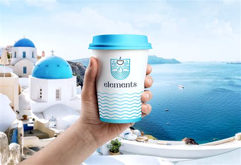 Elements Cafe - Brand Identity with coffee! :: Behance
