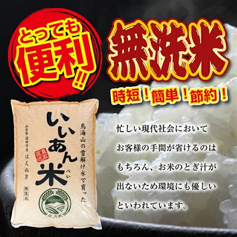 ふるさと納税 新庄市 令和4年産山形県産はえぬき 無洗米5kg×2袋 計10kg 【sale／56off】