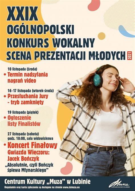 XXIX Ogólnipolski Konkurs Wokalny SCENA PREZENTACJI MŁODYCH e