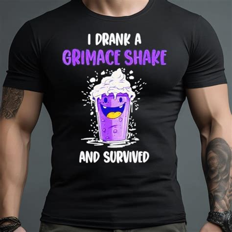 I Drank A Grimace Shake And Survived Shirt - Hersmiles