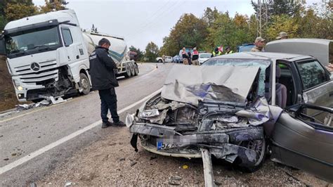 Ordu Da Feci Kaza Tir Ile Otomobil Kafa Kafaya Arp T Ankara Masas