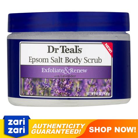 Dr Teal S Exfoliate Renew Epsom Salt Body Scrub 16 Oz With Eucalyptus