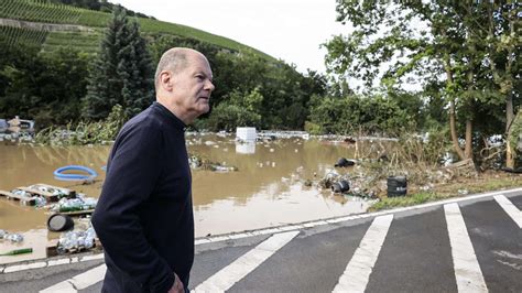 Hochwasser In NRW Olaf Scholz Besucht Betroffene Gebiete