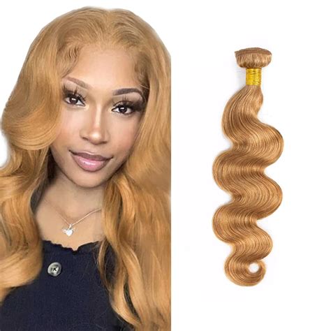 Amazon 30 Inch Honey Blonde Bundles Human Hair 27 Body Wave