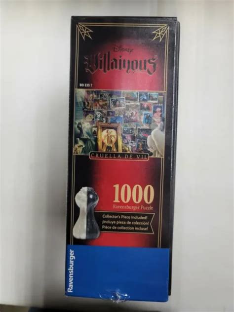 RAVENSBURGER DISNEY VILLAINOUS CRUELLA DE VIL 1000 TEILIGES PUZZLE NEU