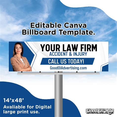 Lawyer Billboard Design Print Or Digital Etsy