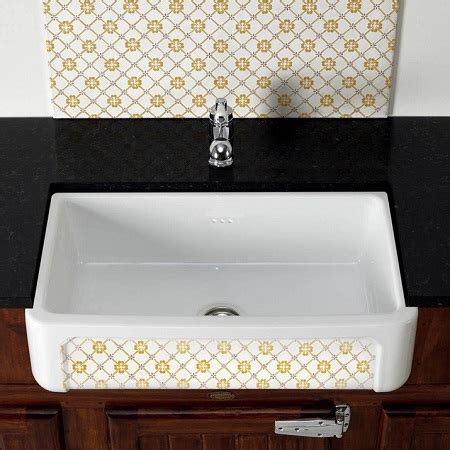 Fireclay Sink Damask Gr Elegant Synthesis Of Home Materials