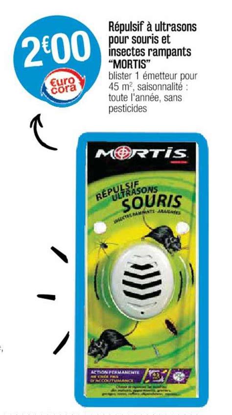 Offre Répulsif à Ultrasons Pour Souris Et Insectes Rampants mortis