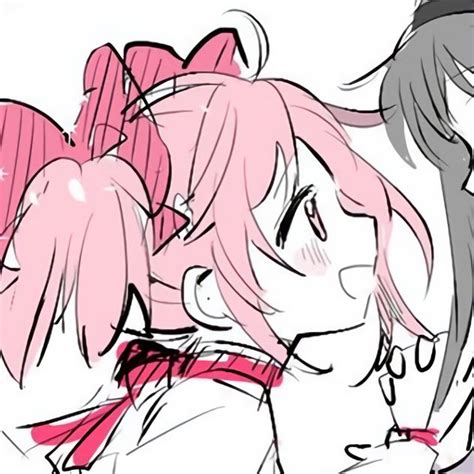 Madoka And Homura Matching Icons Mahō Shōjo Madoka Magica Duos Icons