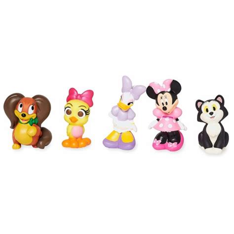 Disney Official Store Minnie Mouse Deluxe Bath Toy 5 Piece Set Tub Toy ...