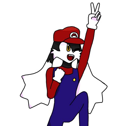 Klonoa With Mario Clothes By Jezhfanarts On Deviantart