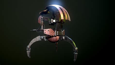 3D Droideka Star Wars TurboSquid 2050582