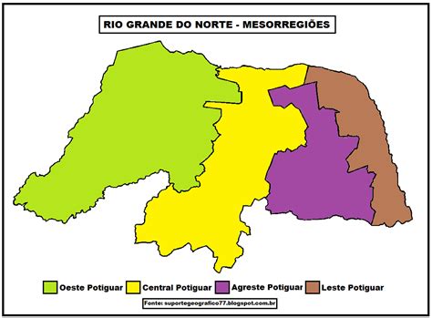 MesorregiÕes Dos Estados Brasileiros Suporte GeogrÁfico