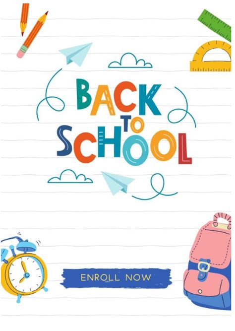 Back To School Template Postermywall