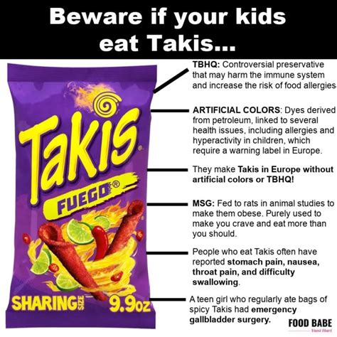 See Takis Ingredients - Every parent needs to know the truth