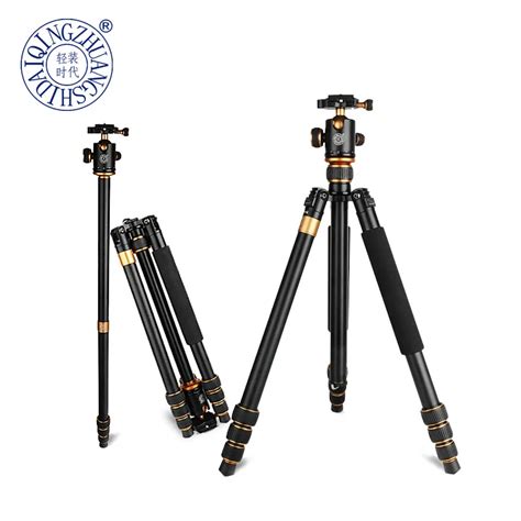 Qzsd Q1088 Professional Dslr Camera Stand Aluminum Alloy Tripod 15kg