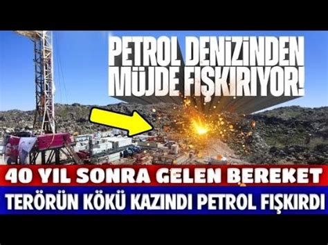 Türkiye Petrol Denizi Keşfetti Gabar ve Cudiden Sonra Yeni Müjde Kato