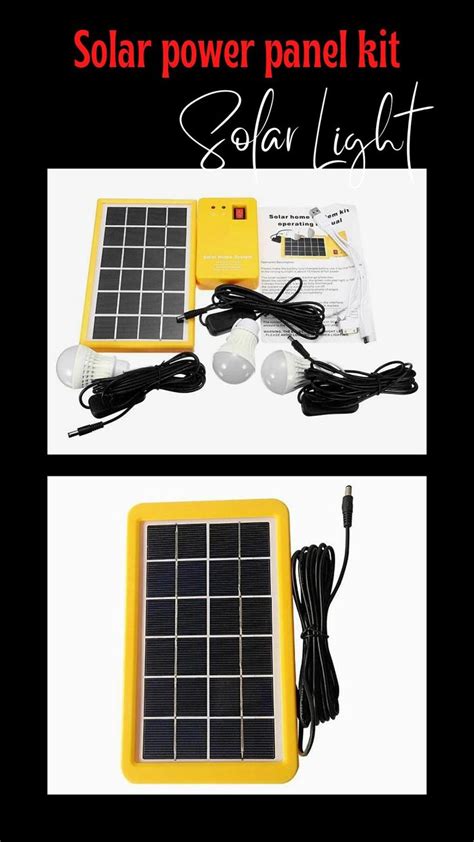 Solar power panel kit | Solar power panels, Solar power, Solar lights garden