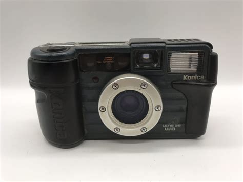 【やや傷や汚れあり】a Konica コニカ 現場監督 Lens 28wb 1935473 コンパクトフィルムカメラ 中古品の落札情報詳細