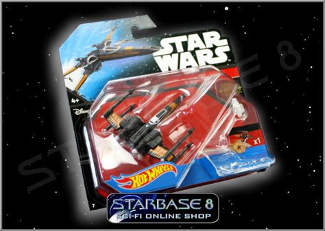 POE S X WING FIGHTER STAR WARS HOT WHEELS METALL MODELL