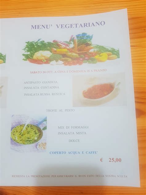 Menu At Il Viandante Restaurant Zolfo