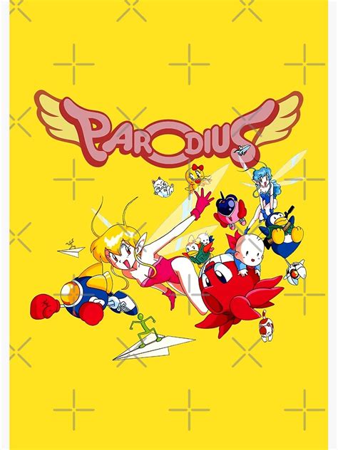 Jikkyō Oshaberi Parodius Premium Matte Vertical Poster Sold By Davmckay Sku 42592419 Printerval