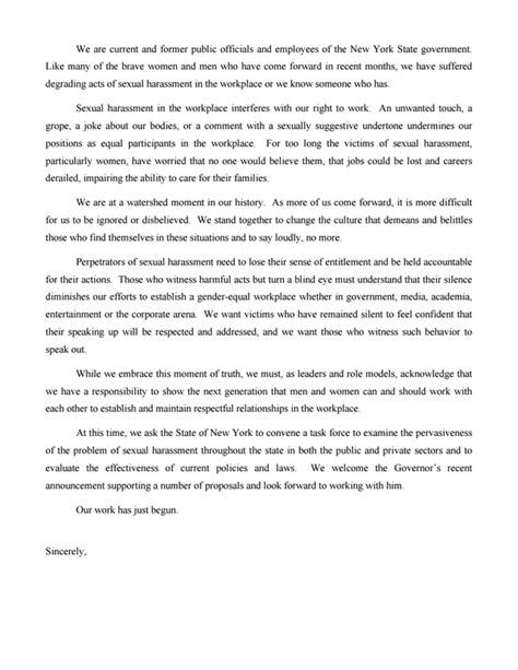 Sexual Harassment Complaint Letter For Your Needs Letter Template Collection