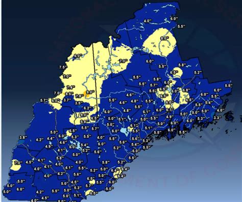 Here Are Maine Snowfall Totals from Saturday's Storm