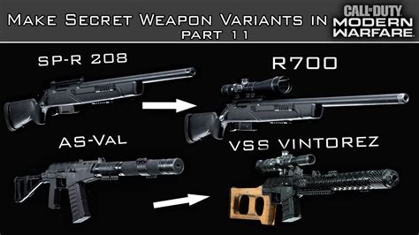 Modern Warfare How To Create Hidden Weapons In The Gunsmith Part 11