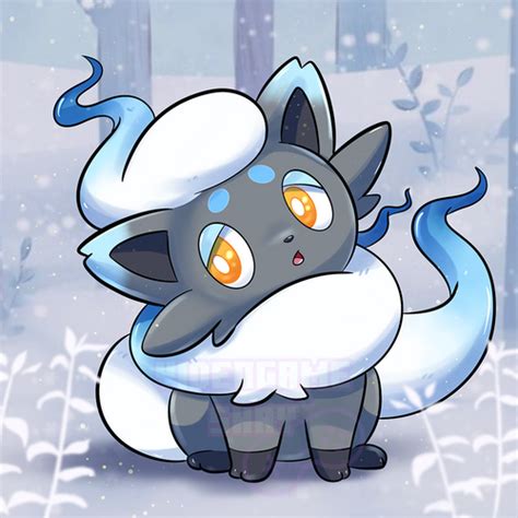 Hisuian Zorua Shiny Edition Pokemon Legends Arceus 8 X 8 Art Print