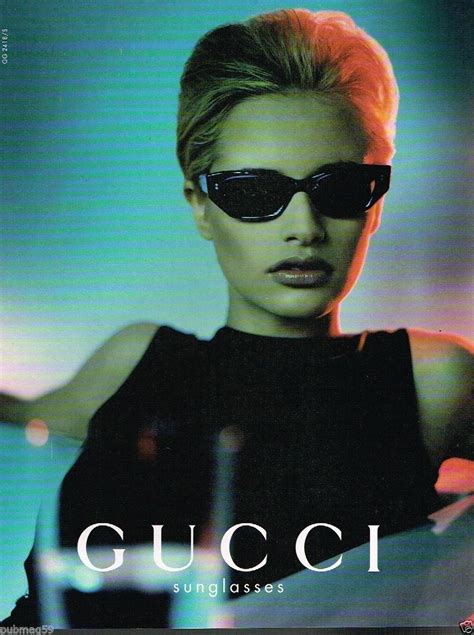 Gucci 90s Vintage Sunglasses Sunglasses Vintage Fashion Poster Fashion Advertising