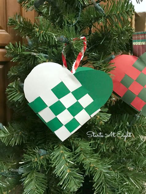 Swedish Woven Heart Paper Craft Startsateight