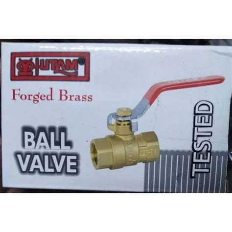 Utam Forged Brass Ball Valves For Industrial Valve Size Mm At