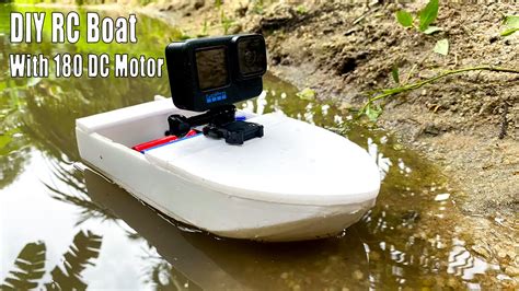 How to make a DIY RC boat using a 180 DC motor - SriTu Hobby