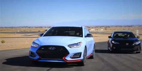 Vídeo Hyundai Veloster N vs Honda Civic Type R