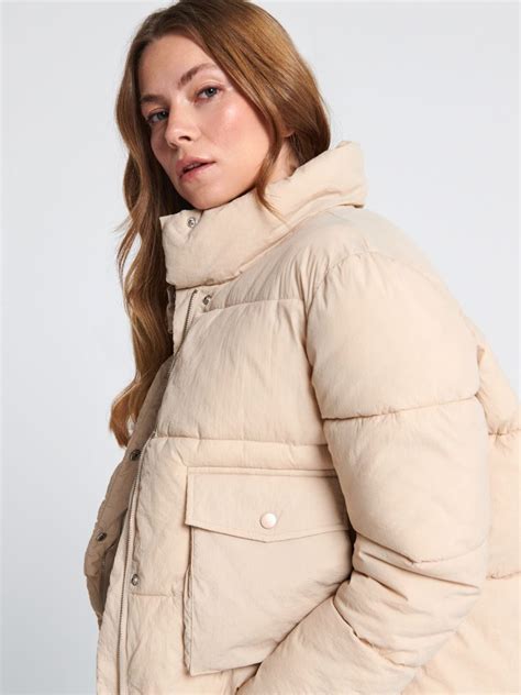 Quilted Jacket Color Cream Sinsay A X