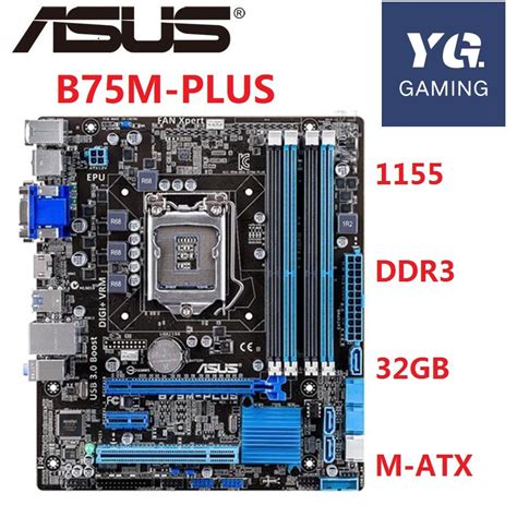 Asus Gigabyte Msi Socket 1155 1150 1156 1151 Motherboard H55 H61 B75