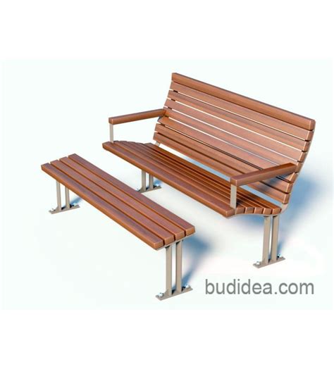 Скамейка уличная с подставкой для ног | Производство Киев