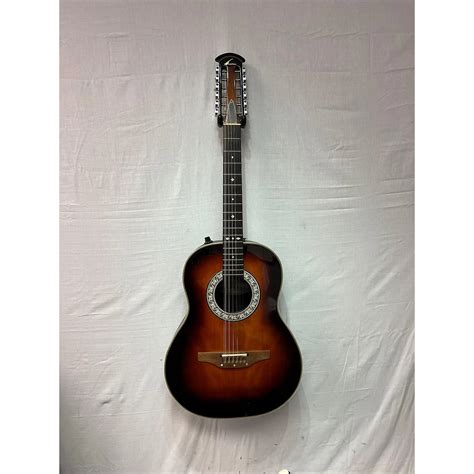 Used Ovation 1980s 1615 12 STRING ACOUSTIC 12 String Acoustic Guitar 2 Tone Sunburst | Guitar Center