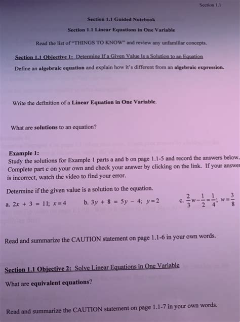 Algebra 1 Review Solving Linear Equations Tessshebaylo