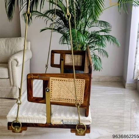 Royal Ambience Reversible Wooden Swing Jhula CANE Onjle OVI