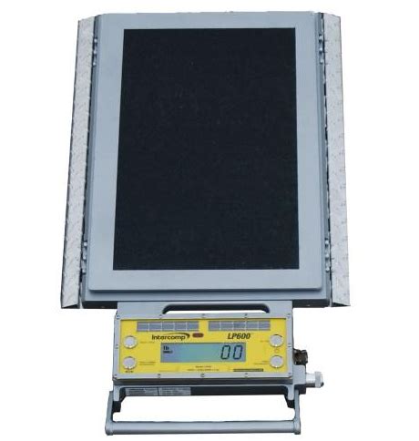 intercomp lp  profile lightweight wheel load scale  lb