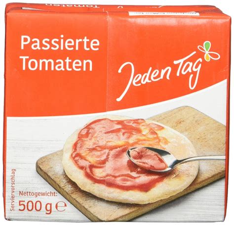 Jeden Tag Passierte Tomaten Er Pack X G Amazon De